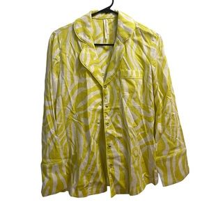Anthropologie women’s button up pajama sleep top size XXS- EUC